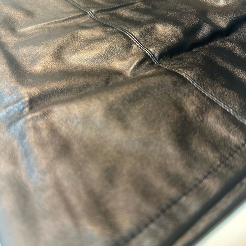 NAANAA Women's Skirt New Synthetic Leather Size 8/36/S Black