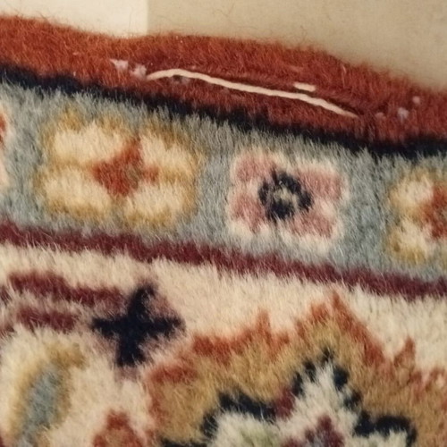 Handmade Afghan Bukhara rug used, 2 x 3.10 m, terracotta wool