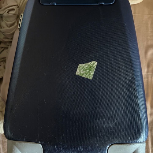 Delsey Paris Hand Luggage suitcase used, dark blue, 52x30x21 cm