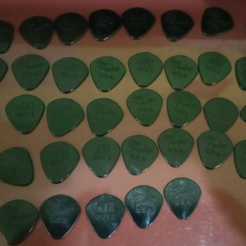Jim Dunlop Jazz I picks like new, pack of 38 pieces