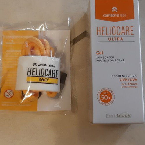 Heliocare sunscreen 50 SPF for all skin types, new