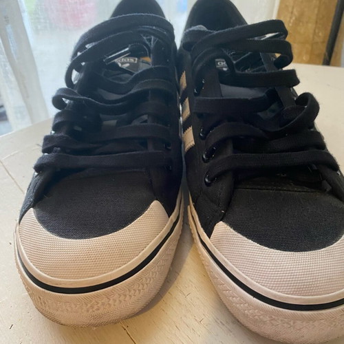 Adidas Nizza men's sneakers like new, black and white