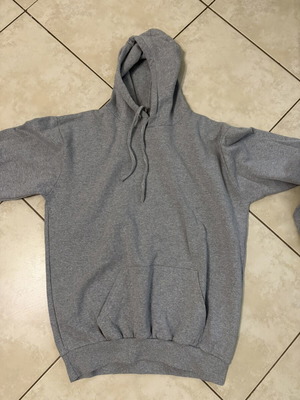 Men's sweatshirt new, Greek manufacture, size XXL, gray