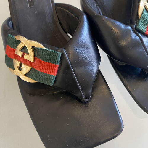 Corina sandals like new, black and red, platform style, size 38