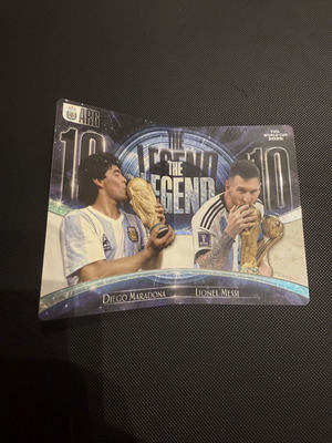 Panini Kayou World Cup 2026 Legends Diego Maradona and Lionel Messi sticker No 675
