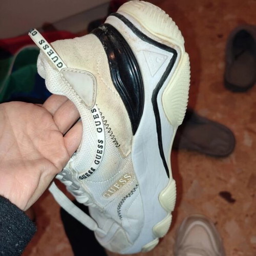 Guess Chunky Sneakers White Beige size 38 used