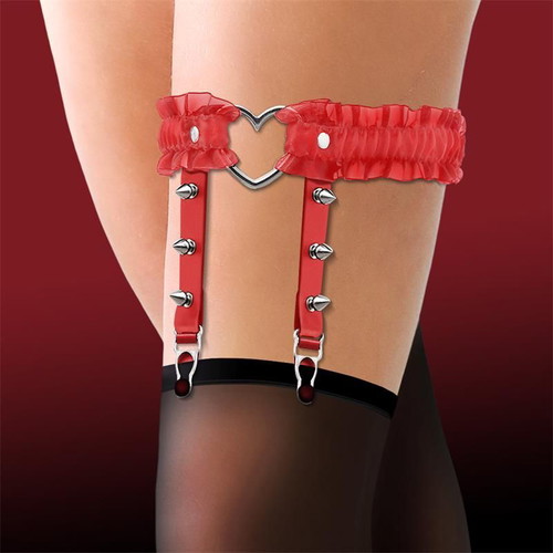Garter one size Cinderella new, red