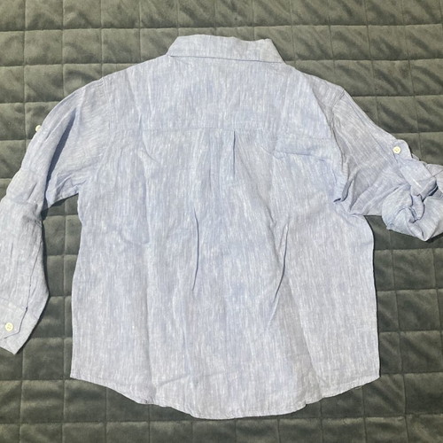 Marasil boys' shirt like new, turquoise, size 104 cm, 4 years