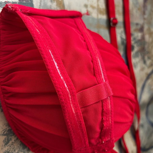 Bra 75D red with padding H&M used