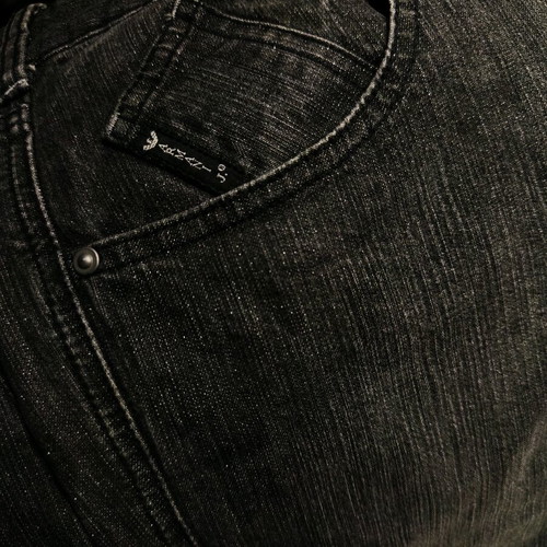 Armani Cropped Jeans like new, grey with subtle glitter