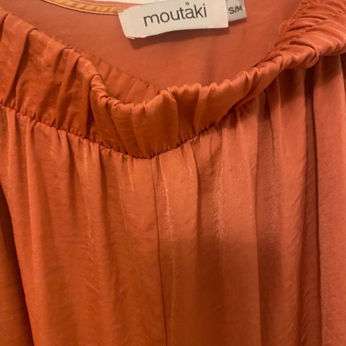 Moutaki satin fabric set S/M new