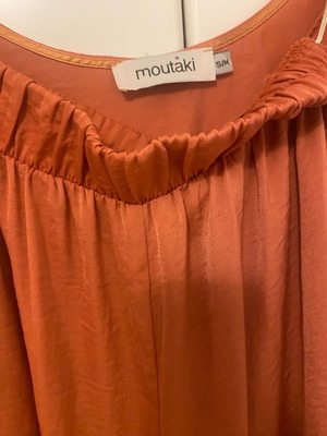 Moutaki satin fabric set S/M new