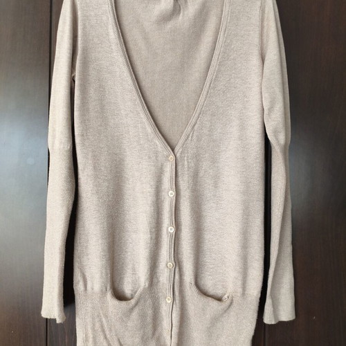 Bershka Beige Longline Cardigan Medium like new
