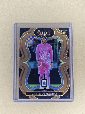 Christos Mandas Bronze Checker RC /99 Panini Select Serie A 2025-26