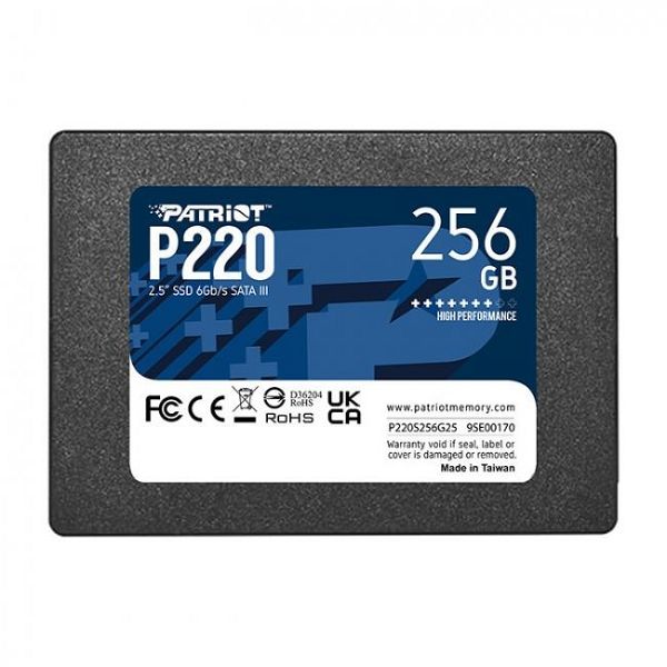  SSD PATRIOT P220S256G25 P220 256GB 2.5'' SATA 3