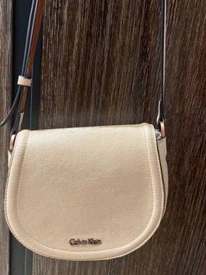 Calvin Klein bag used, beige crossbody, authentic