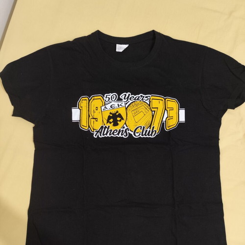 AEK Athens Club 50 Years T-shirt like new, size L