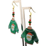Handmade sweater earrings new, plexiglass