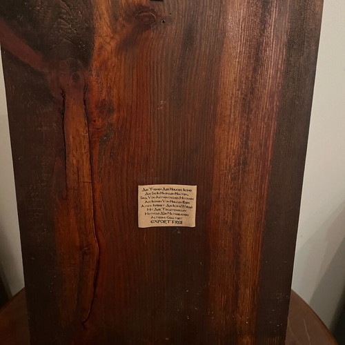 Byzantine icon of Panagia Glykofilousa 35×24 with wooden easel like new