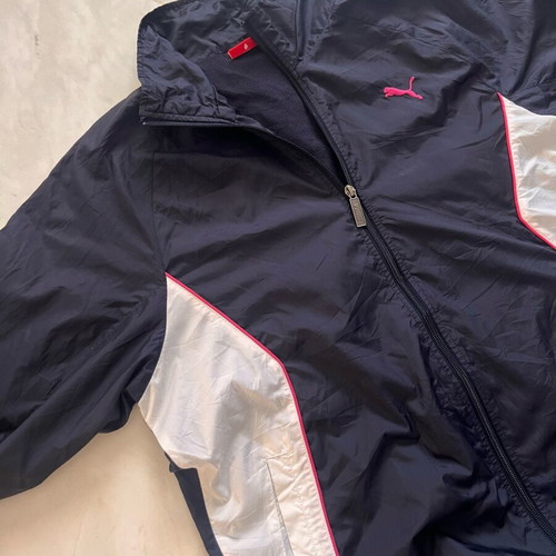 Puma women's windbreaker jacket like new, size L, multicolor