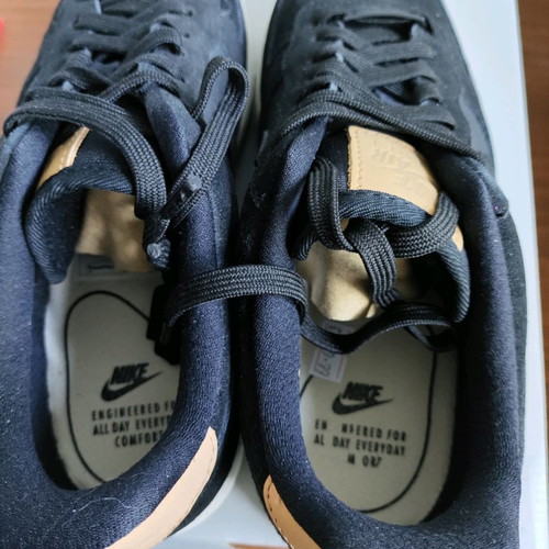 Nike Air Force sneakers new, black suede, size 40