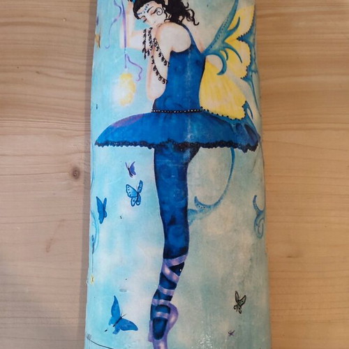 Ceramic wall decoration with fairy like new