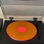 Ακρυλικό slipmat 12” neon pink 3mm σαν καινούργιο για πικάπ