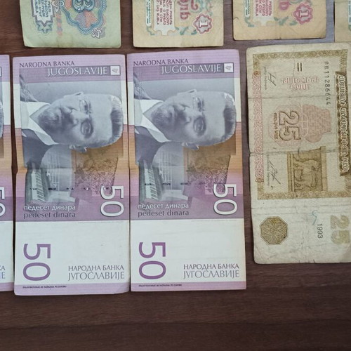 Old Various Banknotes Used