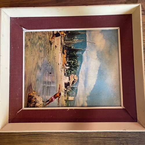 Vintage frame used