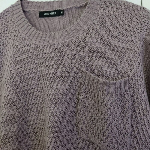 Antony Morato purple knitted sweater M used, wool blend with alpaca