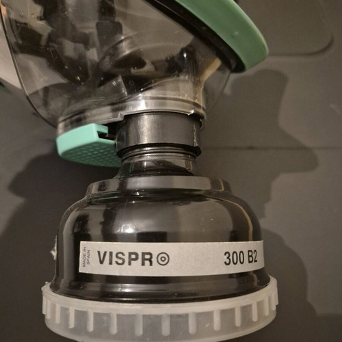 Full Face Mask with VISPR 300 B2 Filter like new