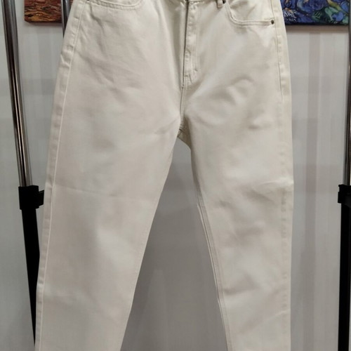 Pull&Bear Mom Fit Jeans ecru size EUR 42 like new