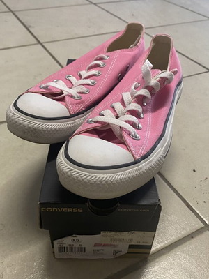 Converse All Star Pink Sneakers Size 39.5 New