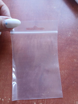 Zip packaging bags 100 pcs 12×7.5 cm unused