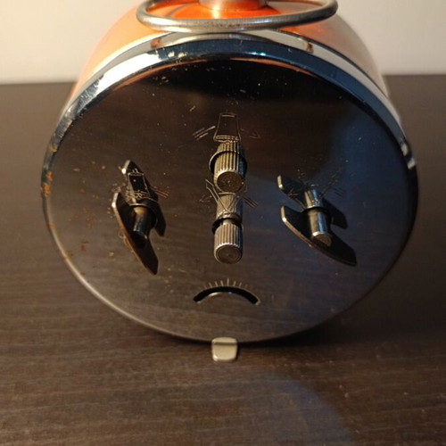 Table clock alarm used, analog