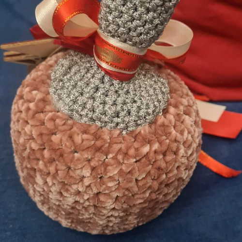 Handmade pomegranate new with crochet knitting