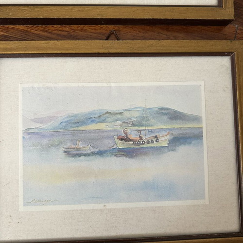 Set of vintage lithographs by artist Μεσσηνεζη like new, collectible