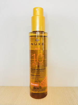 Nuxe Sun Αντηλιακό Λάδι Μαυρίσματος Αδιάβροχο SPF10 Spray 150ml