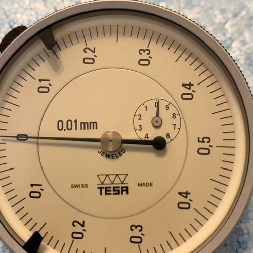 Tesa dial indicator from Switzerland like new