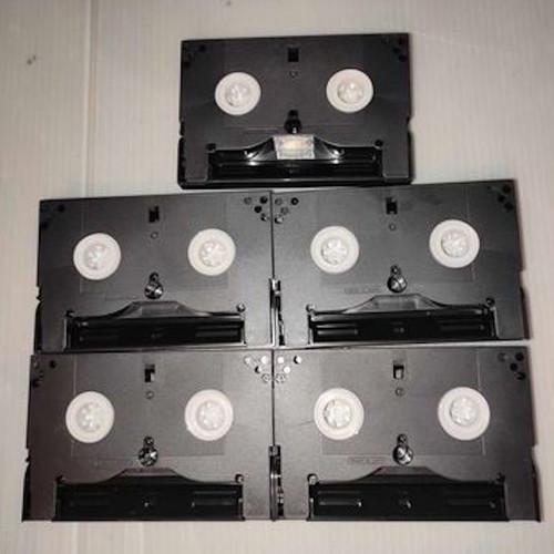 Hi-8 cassettes used, pack of 5 pieces