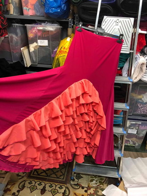 Φούστα flamenco, ραμμένη στη Μαδρίτη