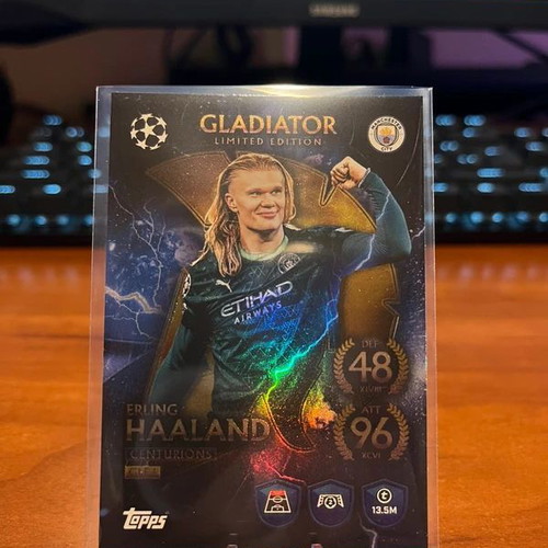 Erling Haaland Topps Match Attax 25/26 Gladiator Limited Edition new
