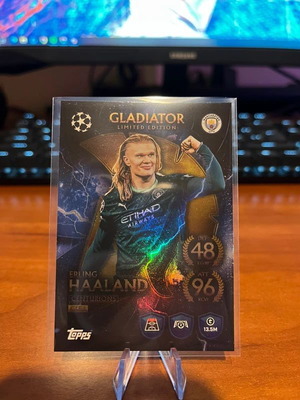 Erling Haaland Topps Match Attax 25/26 Gladiator Limited Edition new