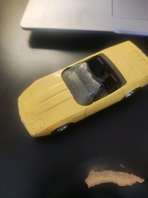 Solido Chevrolet Corvette refurbished toy car