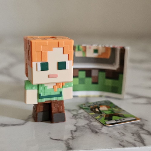 Kinder Joy Minecraft Alex figure new