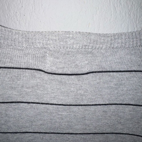 Pull&Bear gray striped cardigan used, size Large