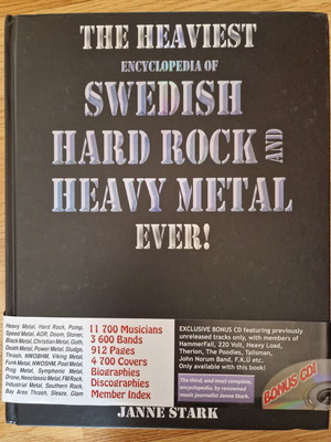 The Heaviest Encyclopedia of Swedish Hard Rock and Heavy Metal Ever! like new, with CD