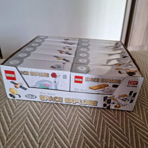 Building blocks Space explore new, set of 12 small constructions