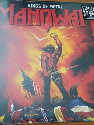 Manowar Kings of Metal vinyl new, sealed, coloured