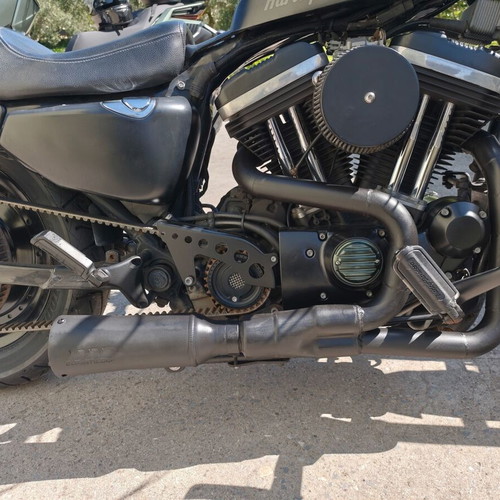 Supertrapp 2:1 Sportster exhaust used with lambda sensor ports